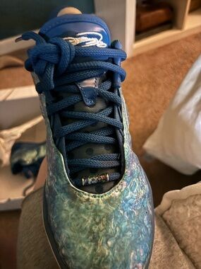 Men's Athletic Shoes - Blue Multi Color Performance Sneaker